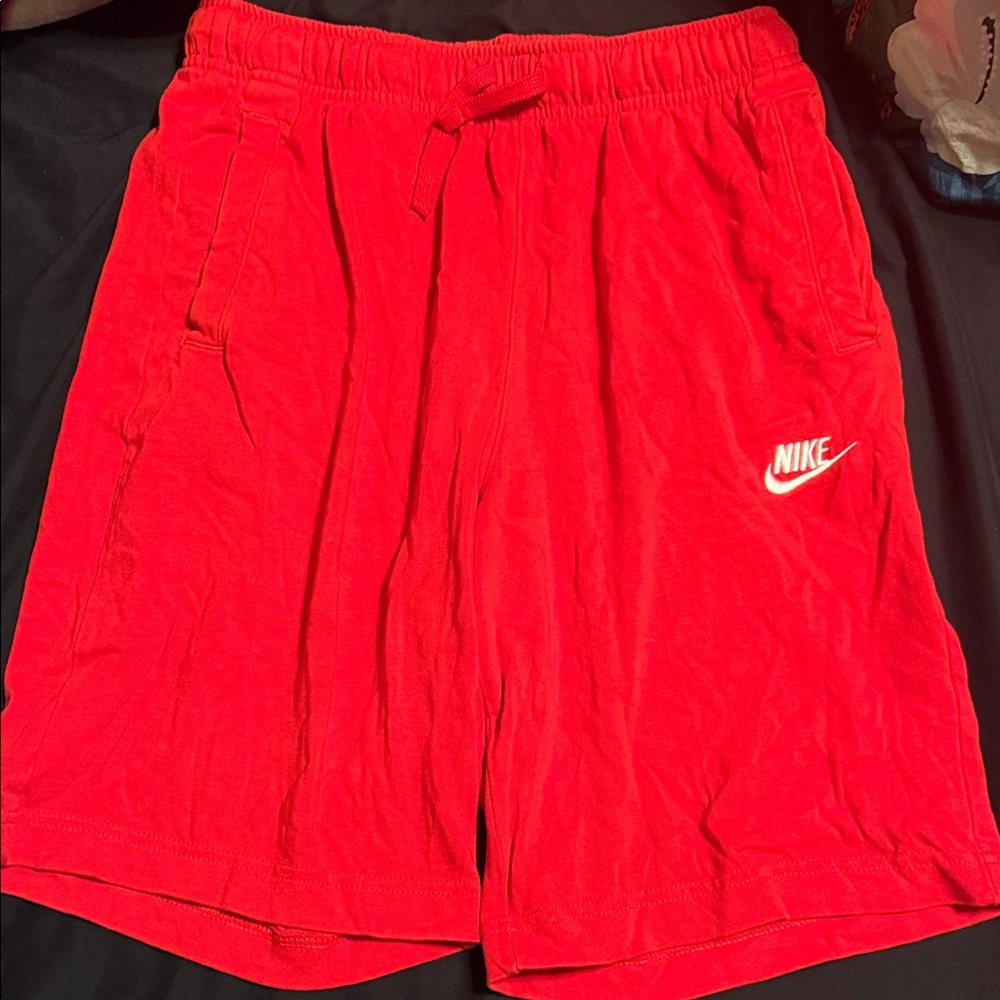 Nike Men's Bright Red Athletic Shorts